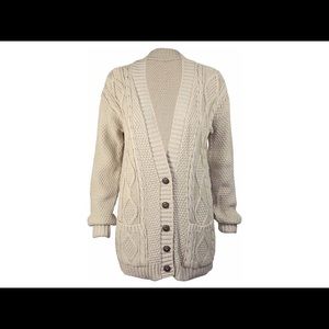 Cable Knit Chunky Cardigan